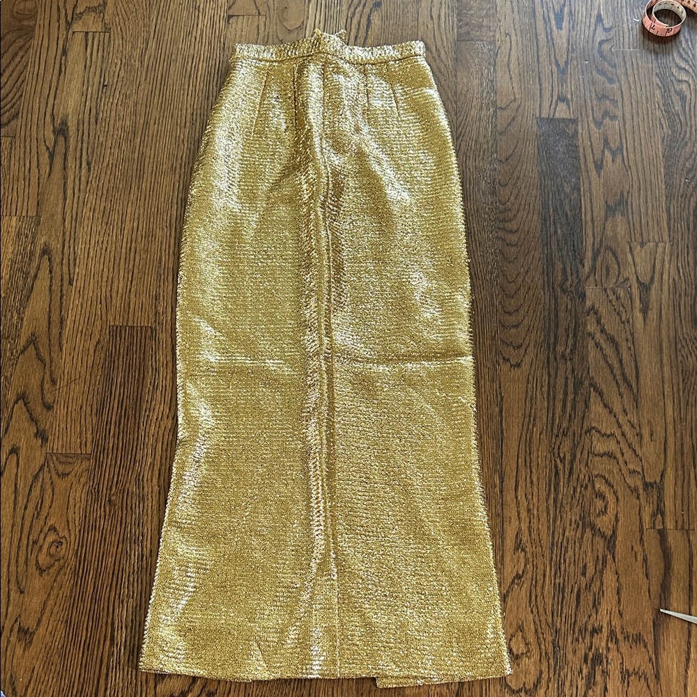 Vintage Gold Sequin Skirt XXS